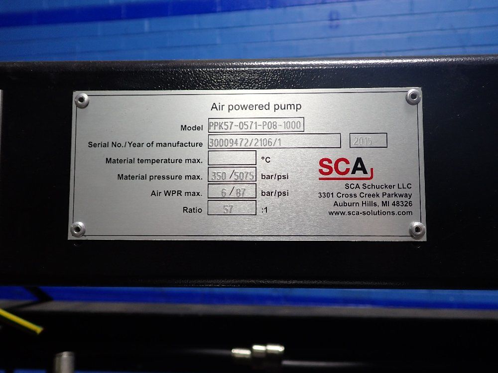 Sca 5075 Psi Air Powered Pump - Pp657-0571-p08-1000