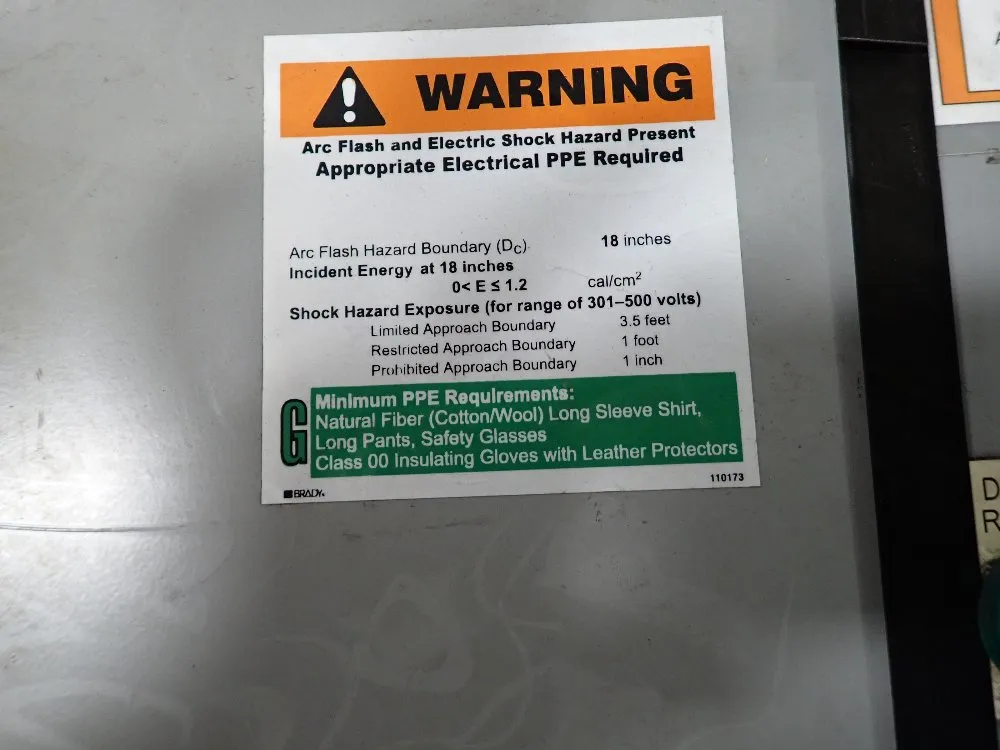 Allen-bradley 2-3 Hp Skid Control Enclosure