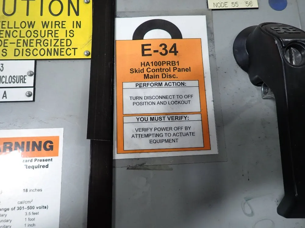 Allen-bradley 2-3 Hp Skid Control Enclosure