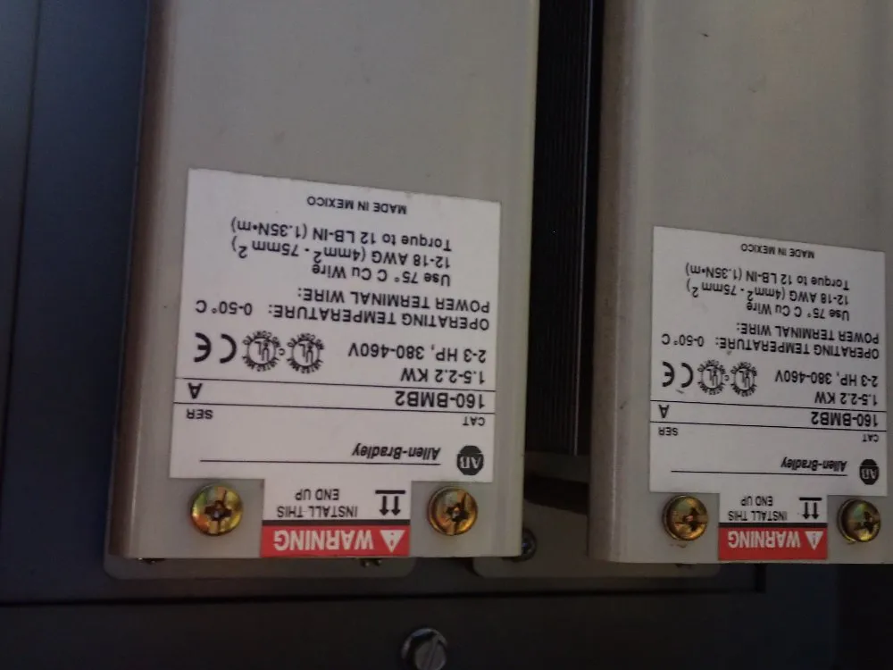 Allen-bradley 2-3 Hp Skid Control Enclosure