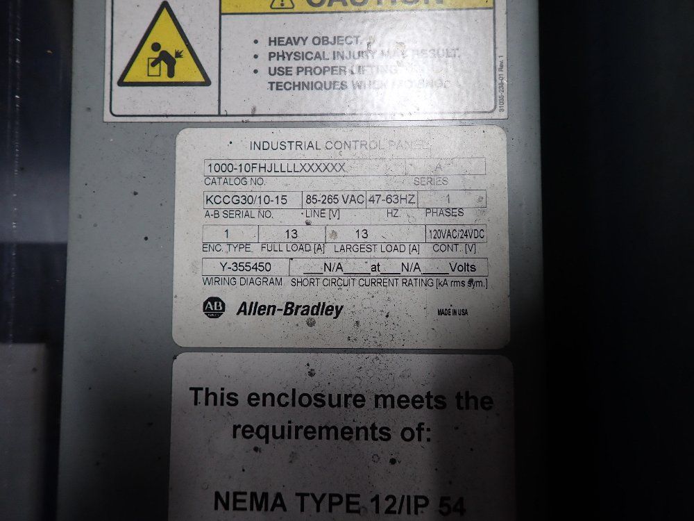 Allen-bradley/hps Logix Panel, Transformer