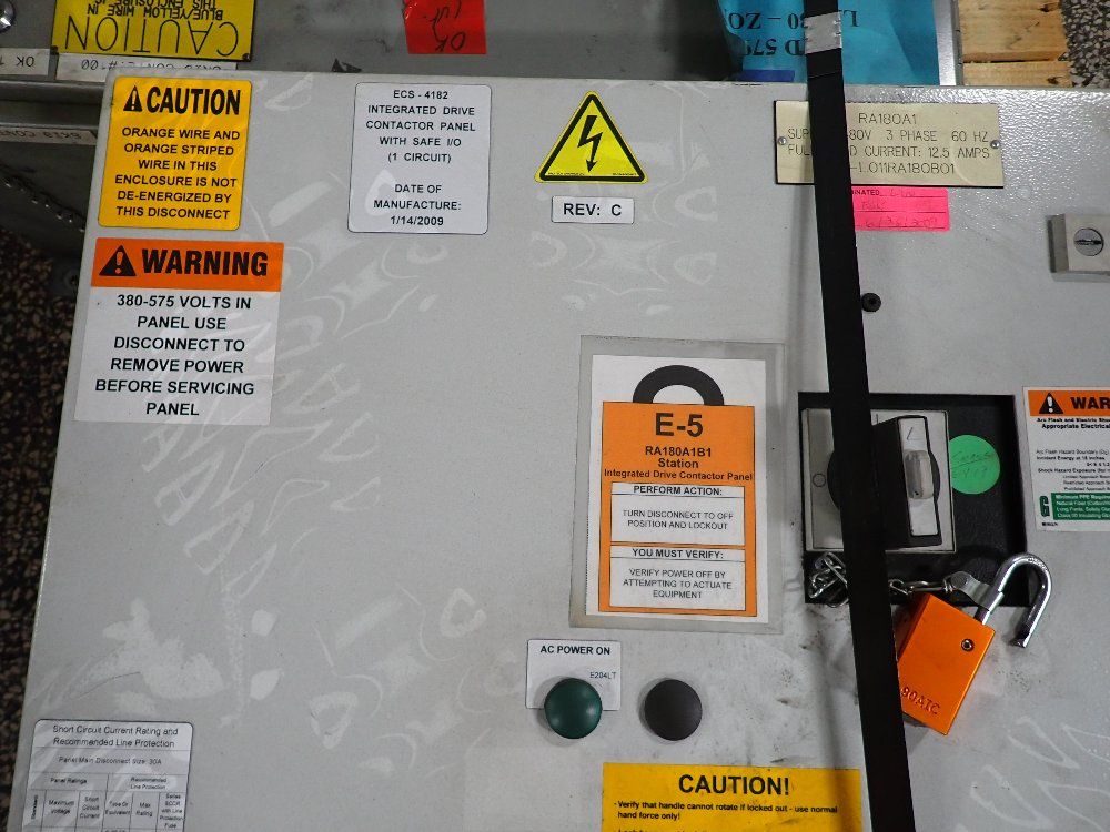 Allen-bradley 2-3 Hp Integrated Driver Contactor Panel, Skid Control Panel