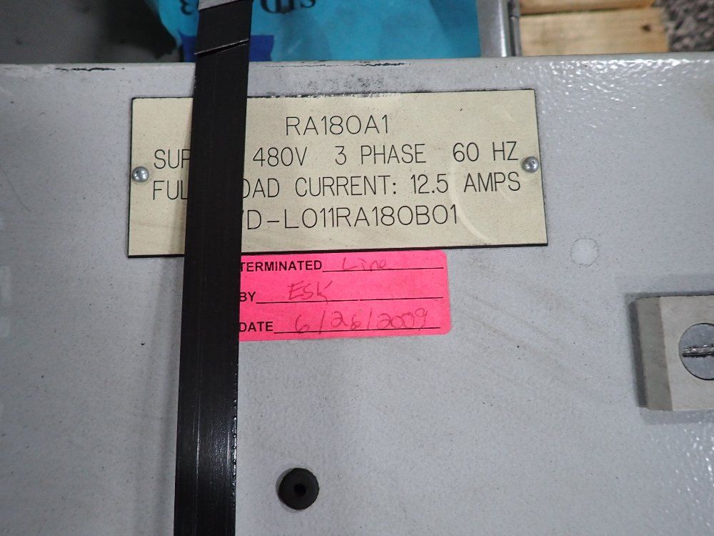 Allen-bradley 2-3 Hp Integrated Driver Contactor Panel, Skid Control Panel