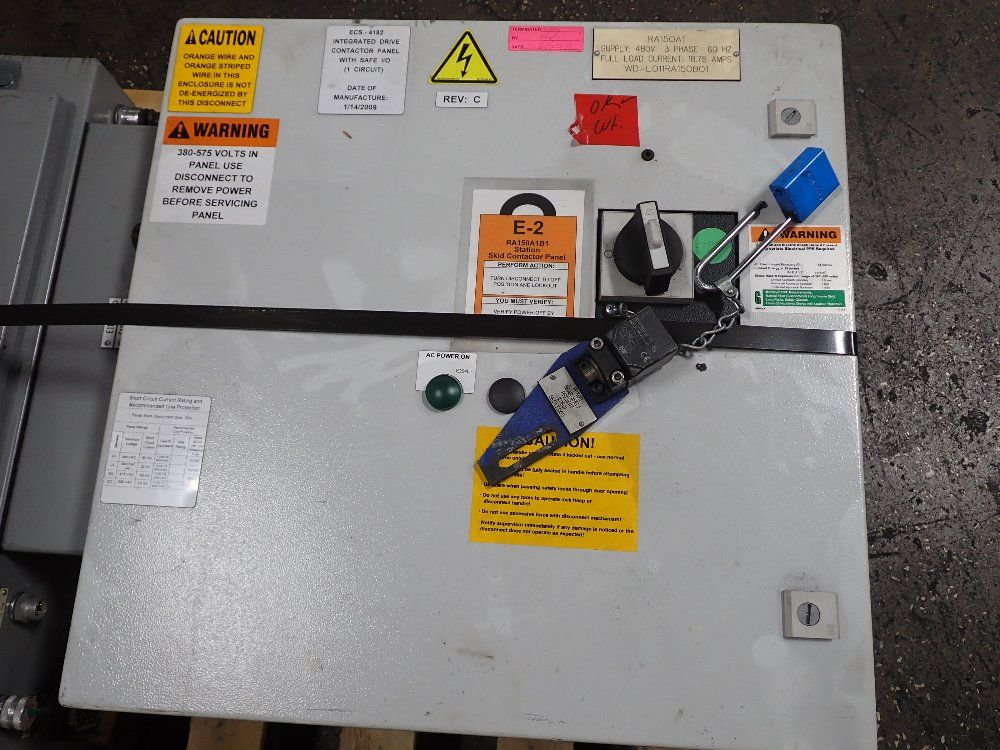 Allen-bradley 2-3 Hp Skid Control And Contactor Panel