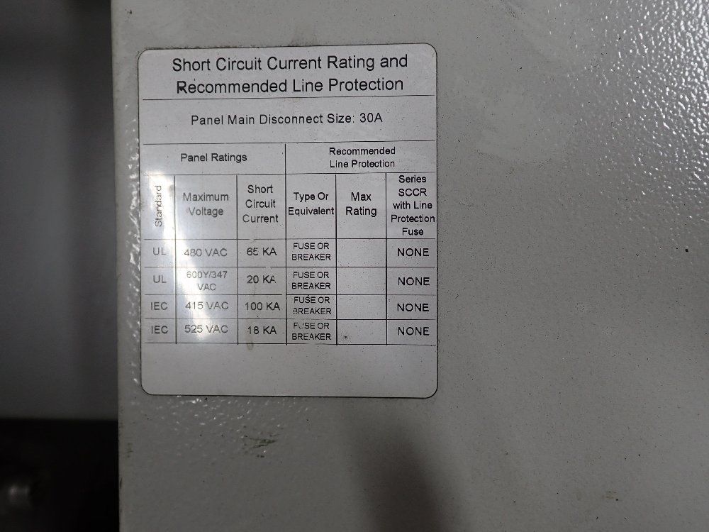 Allen-bradley 2-3 Hp Skid Control And Contactor Panel