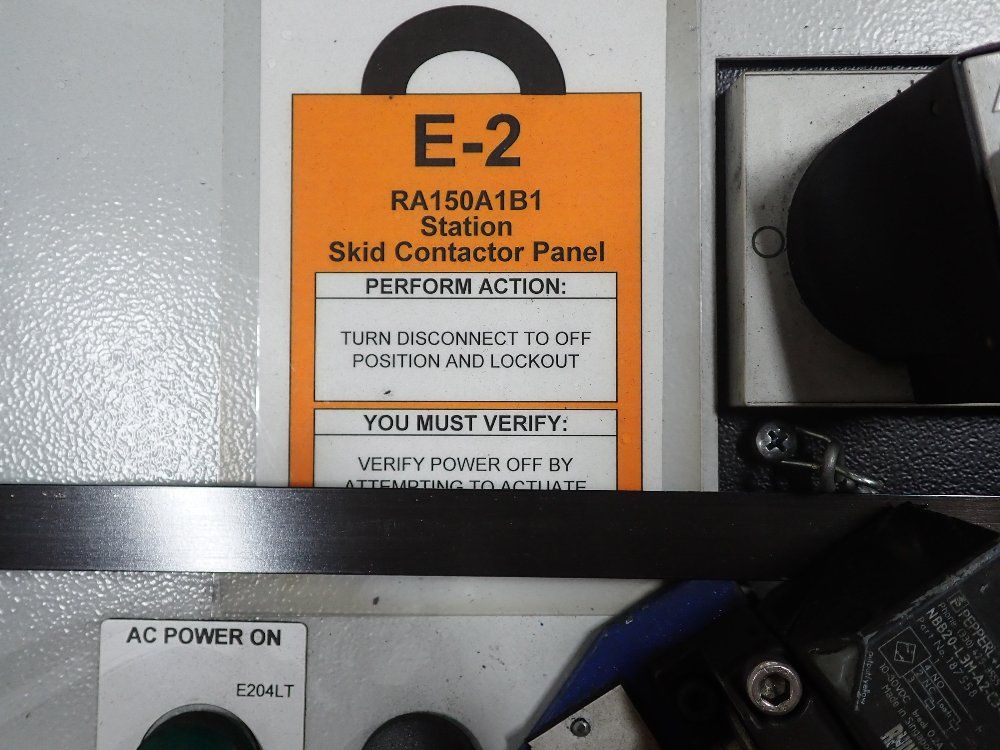 Allen-bradley 2-3 Hp Skid Control And Contactor Panel