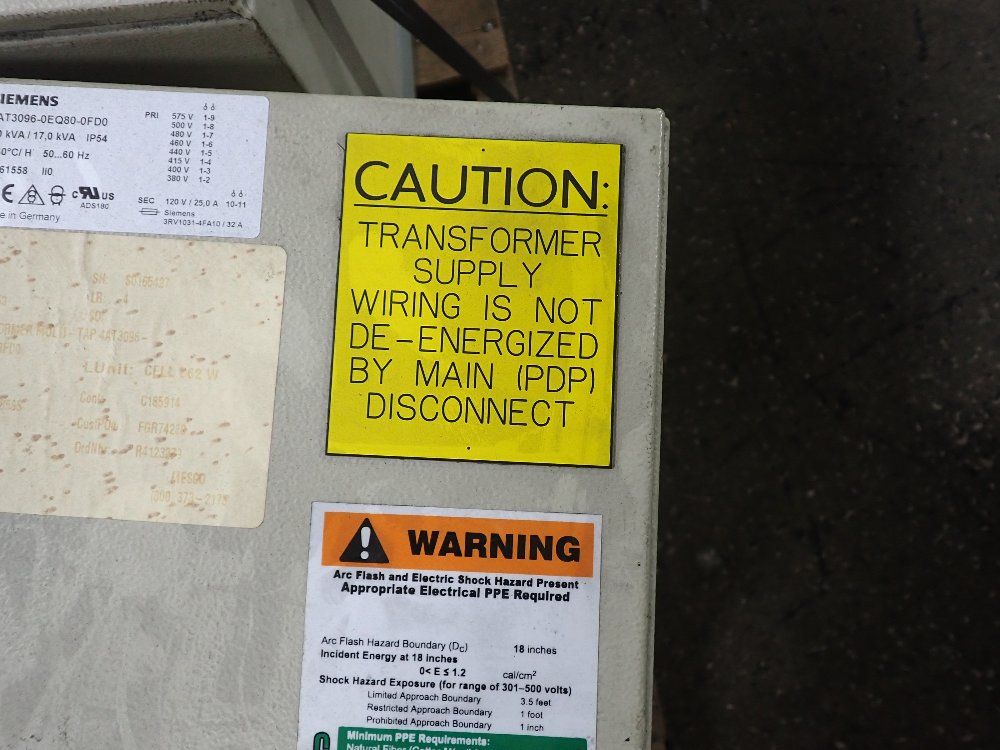 Siemens Processor Transformer - 4at3696-0es60