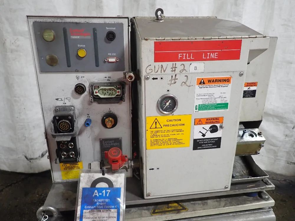 Emhart Teknologies Stud Welder And Stud Feeder - T0221244/500m And T049010/120