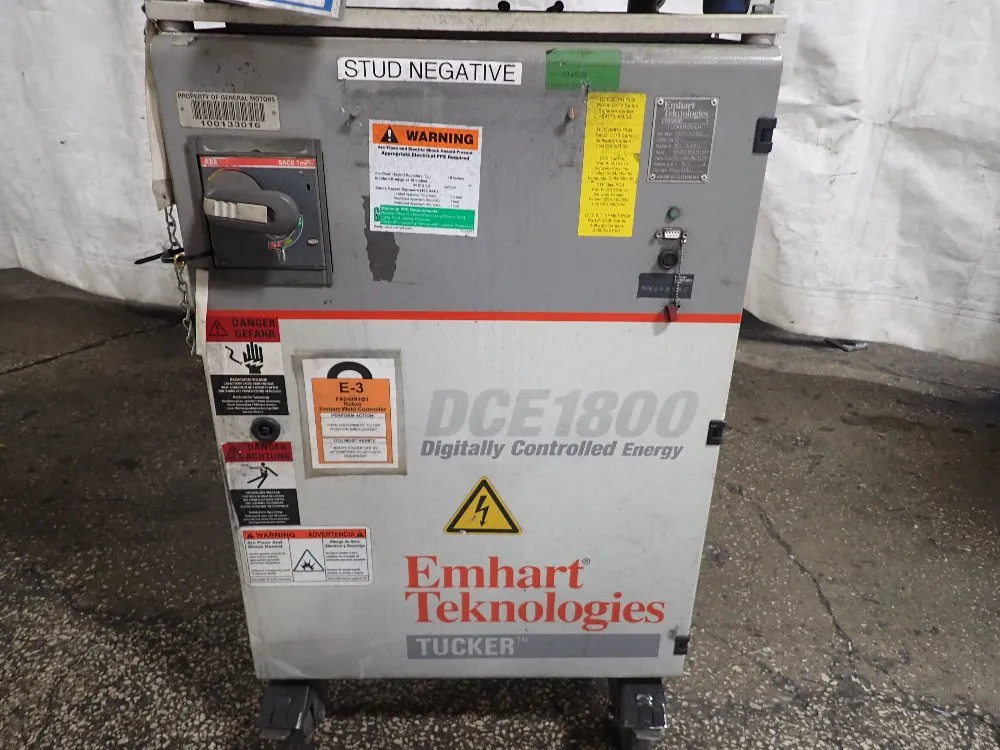Emhart Teknologies Stud Welder And Stud Feeder - T0221244/500m And T049010/120