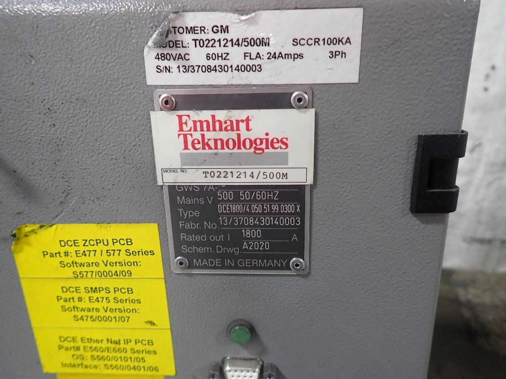 Emhart Teknologies Stud Welder - T0221244/500m