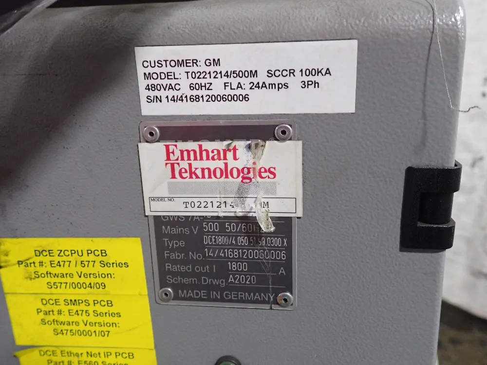 Emhart Teknologies Stud Welder - T0221244/500m