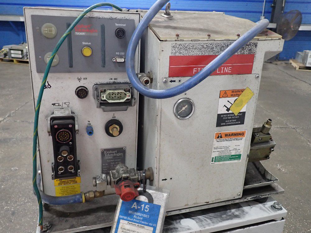 Emhart Teknologies Stud Welder And Stud Feeder - T0221244/500m And T049011/120