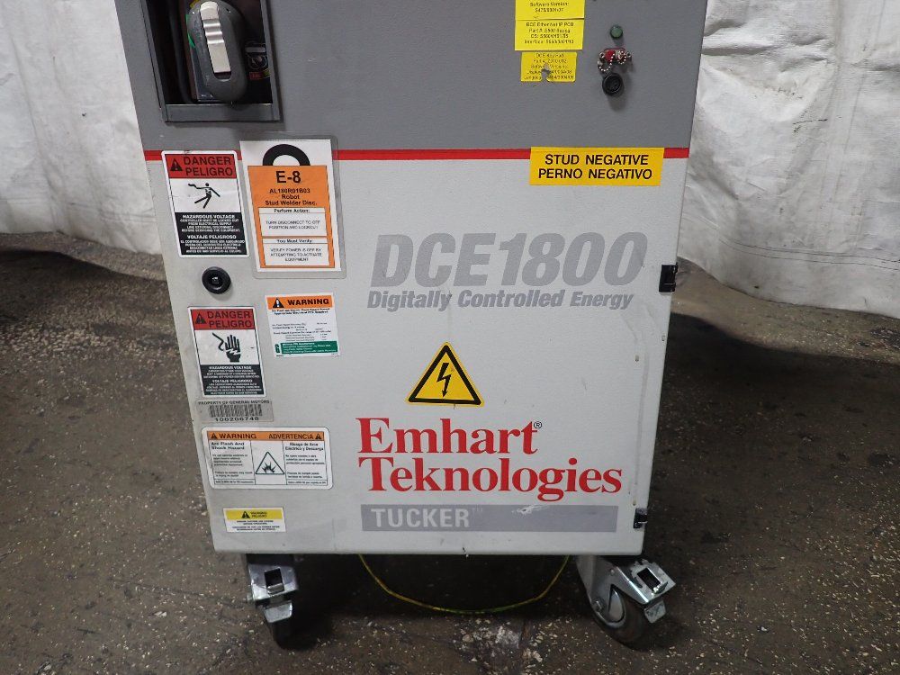 Emhart Teknologies Stud Welder And Stud Feeder - T0221244/500m And T049011/120