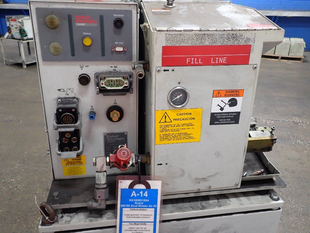 Emhart Teknologies Stud Welder And Stud Feeder - T0221244/500m And T049011/120
