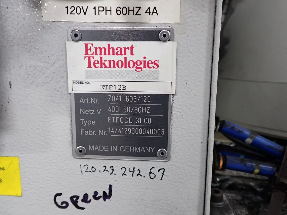 Emhart Teknologies Stud Welder - Etf12b