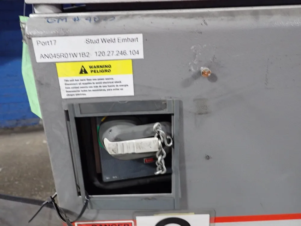 Emhart Teknologies Stud Feeder And Welder - T0221214/500m And T049011/120