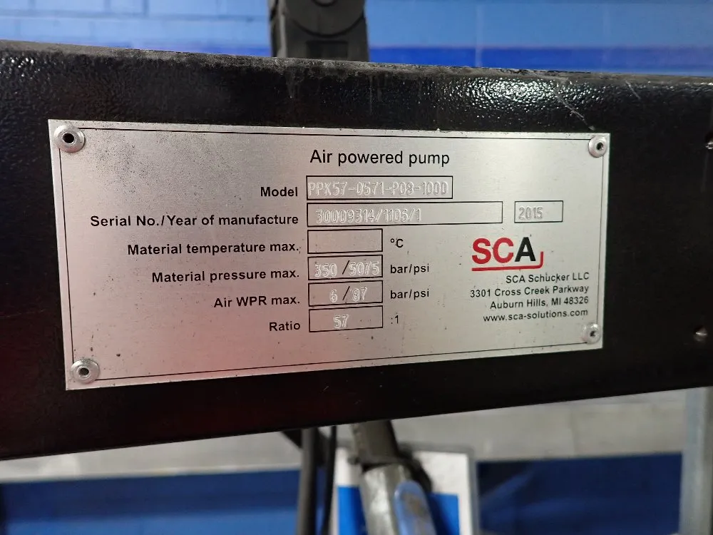 Sca 350bar/5075psi Air Powered Pump - Ppk57-0571-po8-1000
