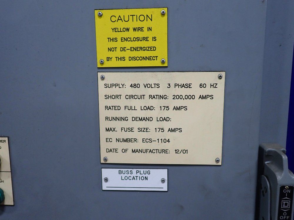Square D Power Distribution Panel - Ecs-1104