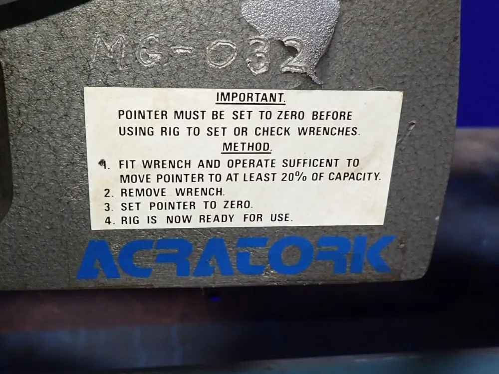 Acratork Torque Calibration Analyzer - L2
