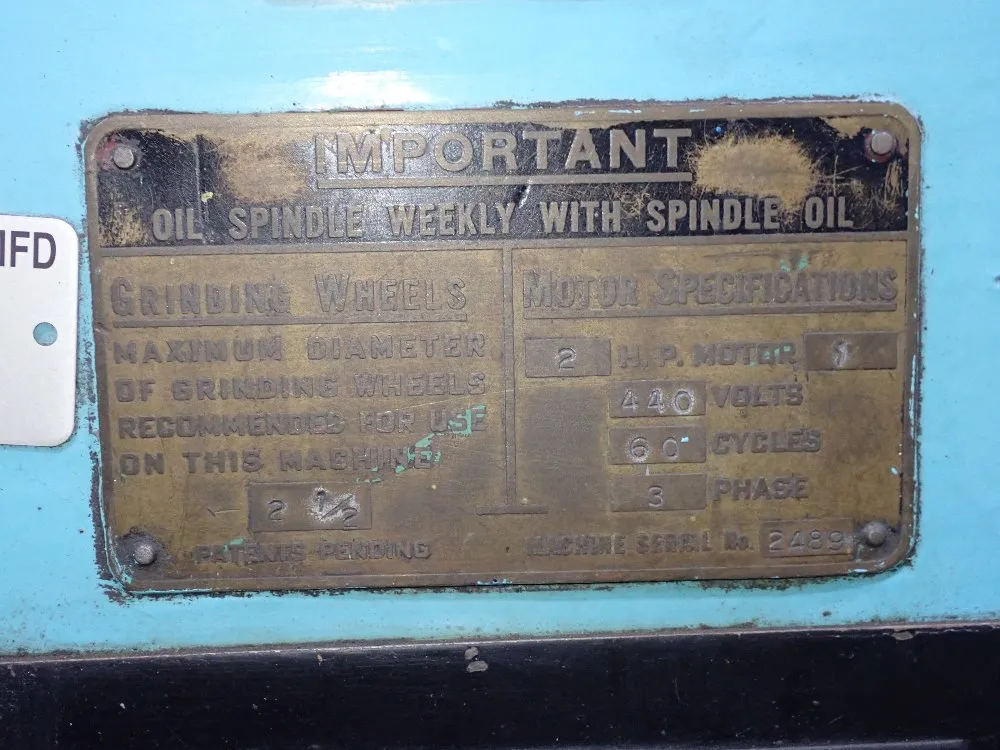 Boyar-schultz Profile Grinder - No.2