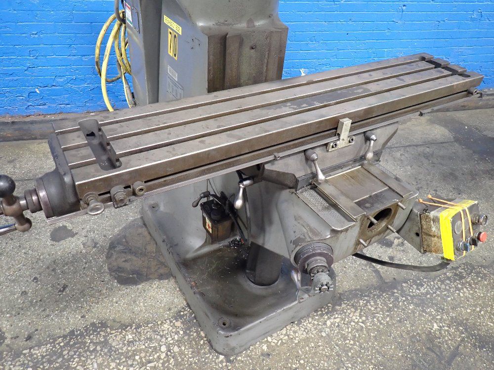 Bridgeport 42"x9" Vertical Mill