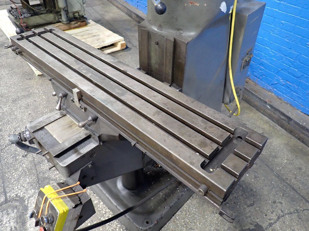 Bridgeport 42"x9" Vertical Mill