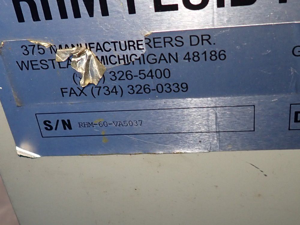 Rhm Fluid Power Inc 30 Hp Hydraulic Unit