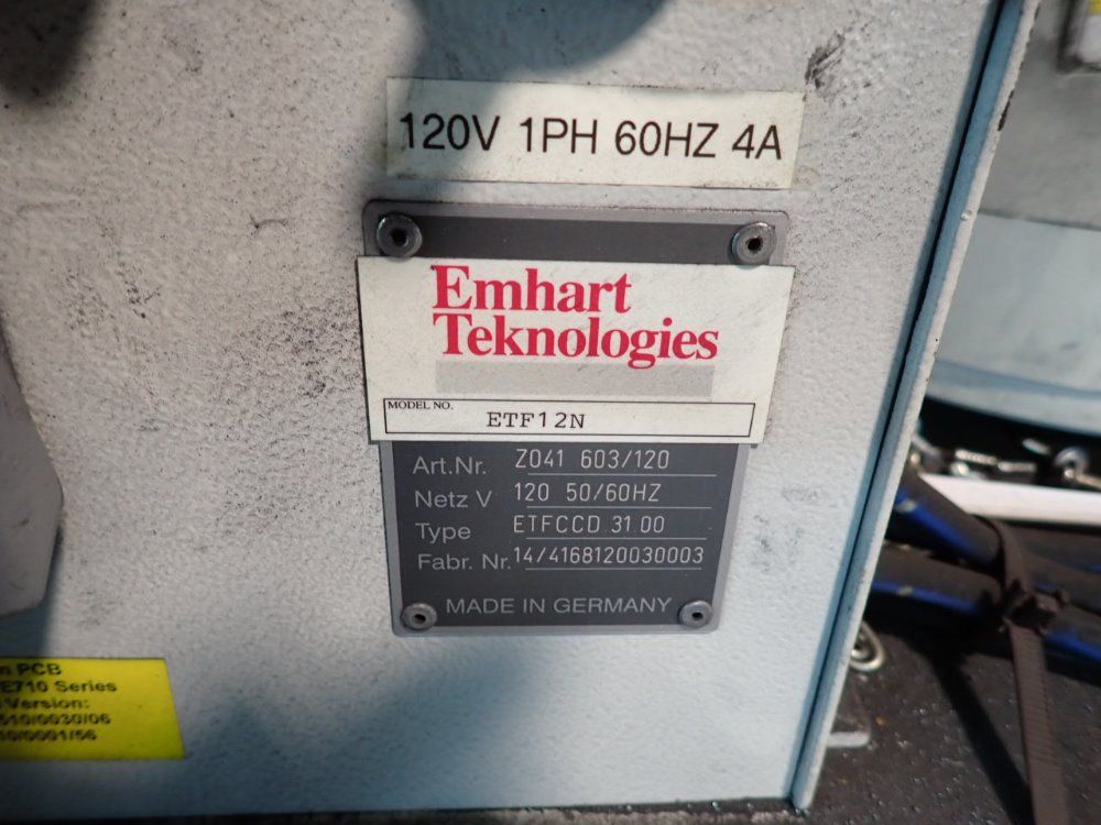Emhart Teknologies 12" Feeder - Etfccd.31.00