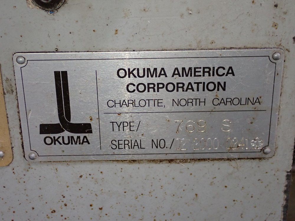 Okuma Cnc Lathe - 769 S