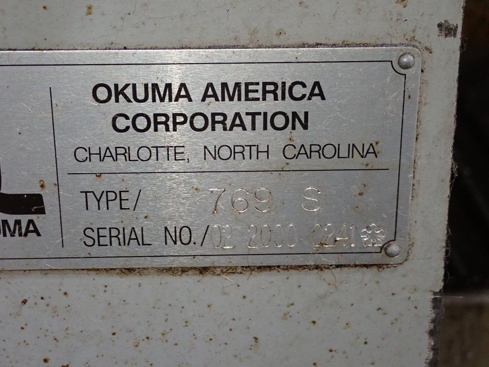 Okuma Cnc Lathe - 769 S