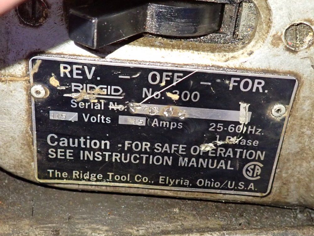 Ridgid 2 1/2" Threading Machine - 300