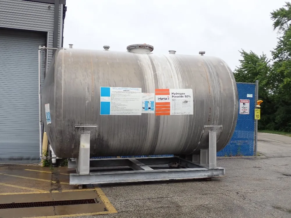 Interox 7000 Gal Aluminum Hydrogen Peroxide Tank - J-01080