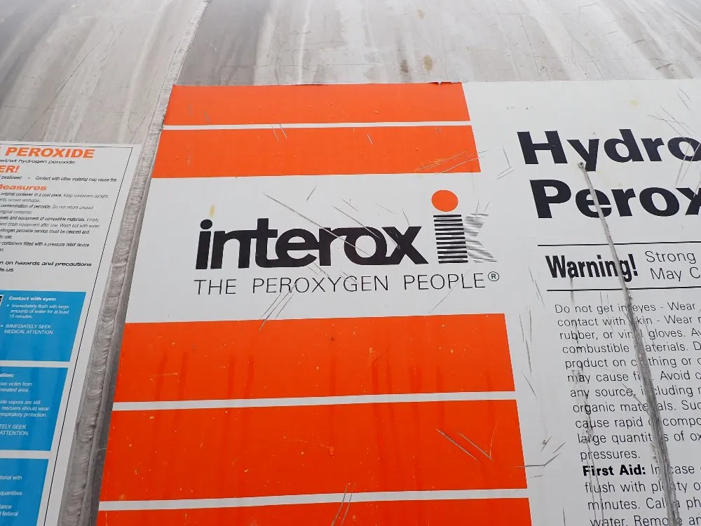 Interox 7000 Gal Aluminum Hydrogen Peroxide Tank - J-01080