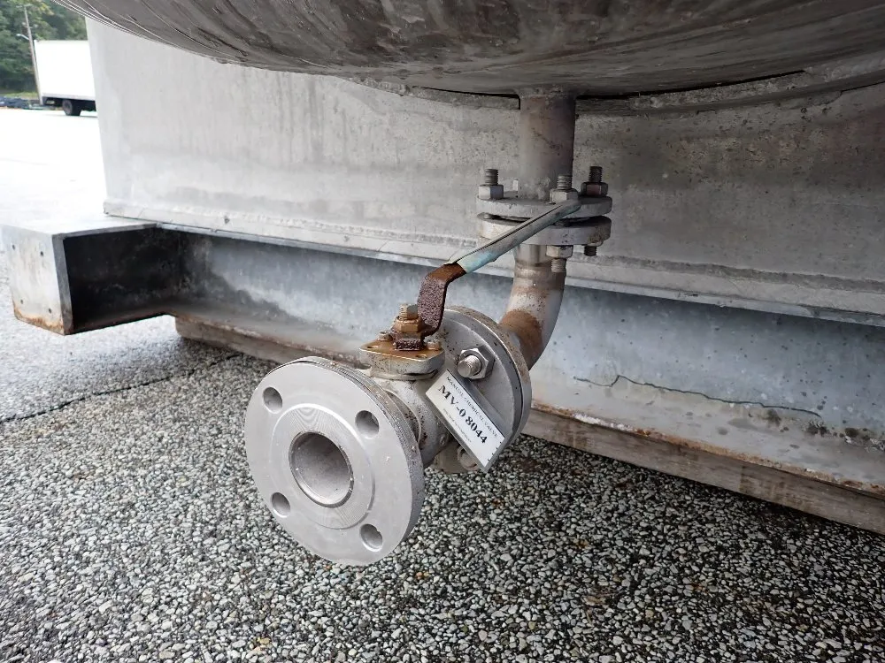 Interox 7000 Gal Aluminum Hydrogen Peroxide Tank - J-01080