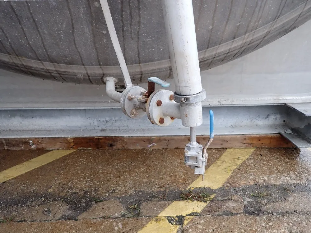 Interox 7000 Gal Aluminum Hydrogen Peroxide Tank - J-01080