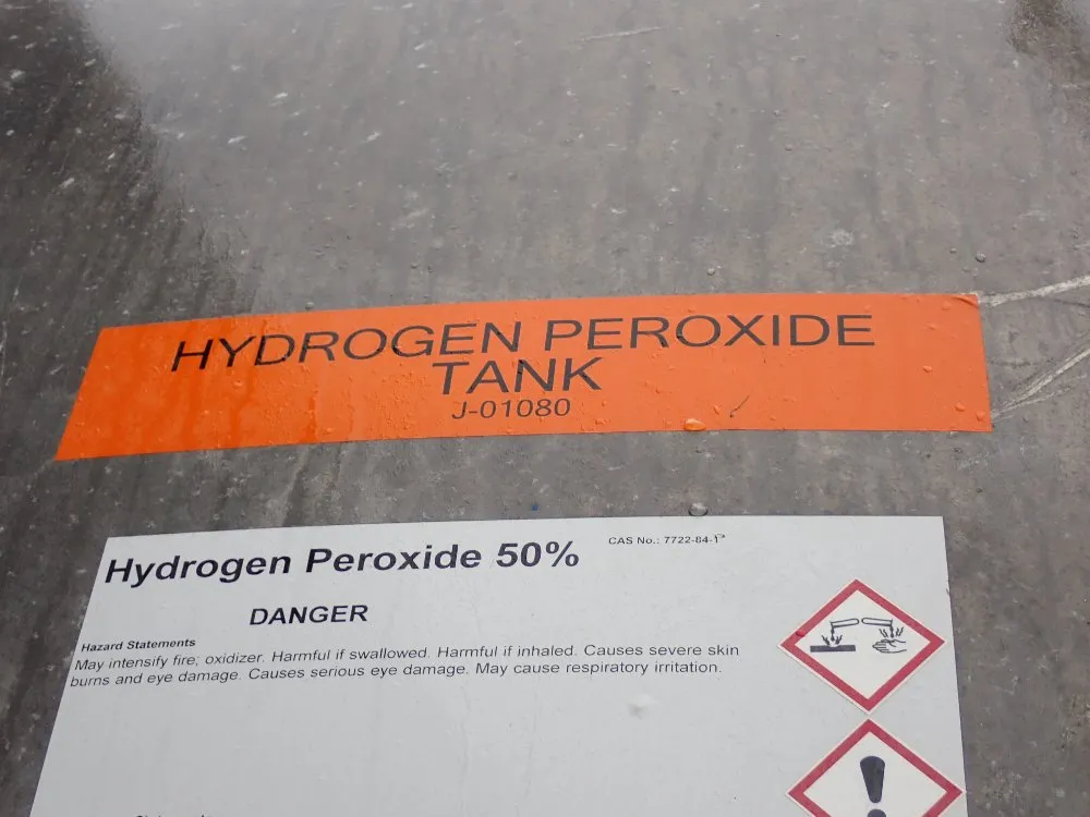 Interox 7000 Gal Aluminum Hydrogen Peroxide Tank - J-01080