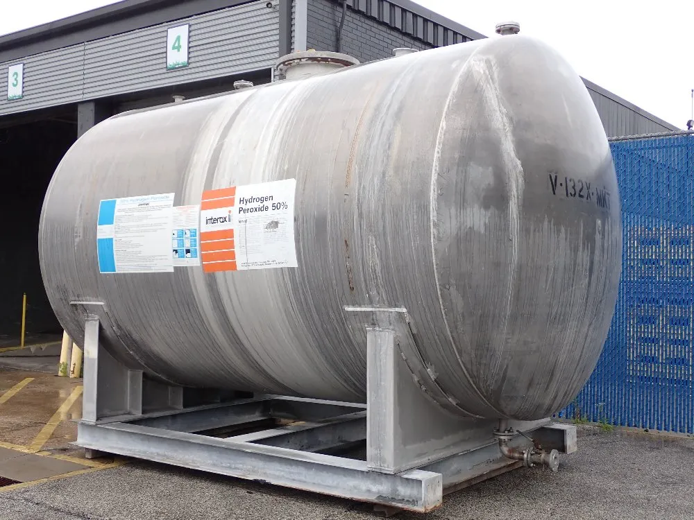 Interox 7000 Gal Aluminum Hydrogen Peroxide Tank - J-01080
