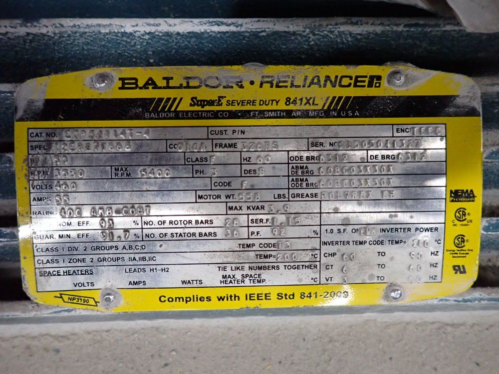 Baldor 50 Hp Motor - Ecp84114t-4