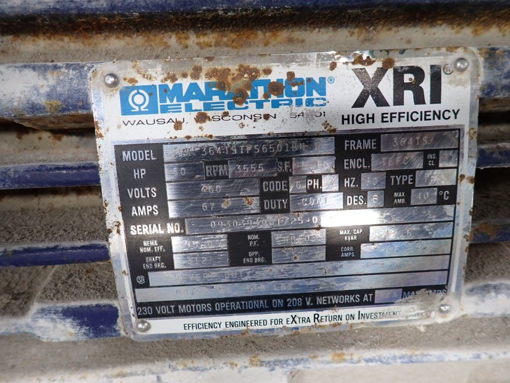 Marathon Electric 60 Hp Motor - 3va364tstfs6501bnw