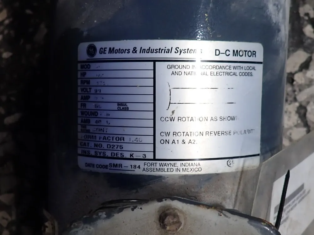 General Electric 1/2 Hp Motor