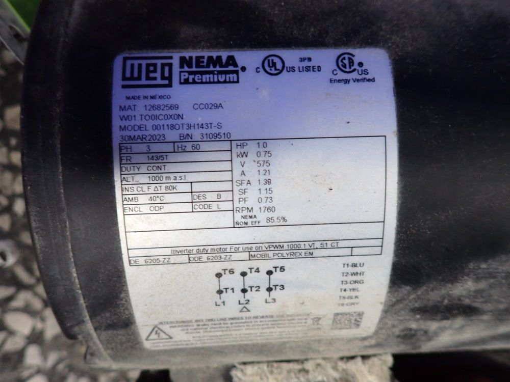 Weg 1 Hp Motor - 00118ot3h143t-s