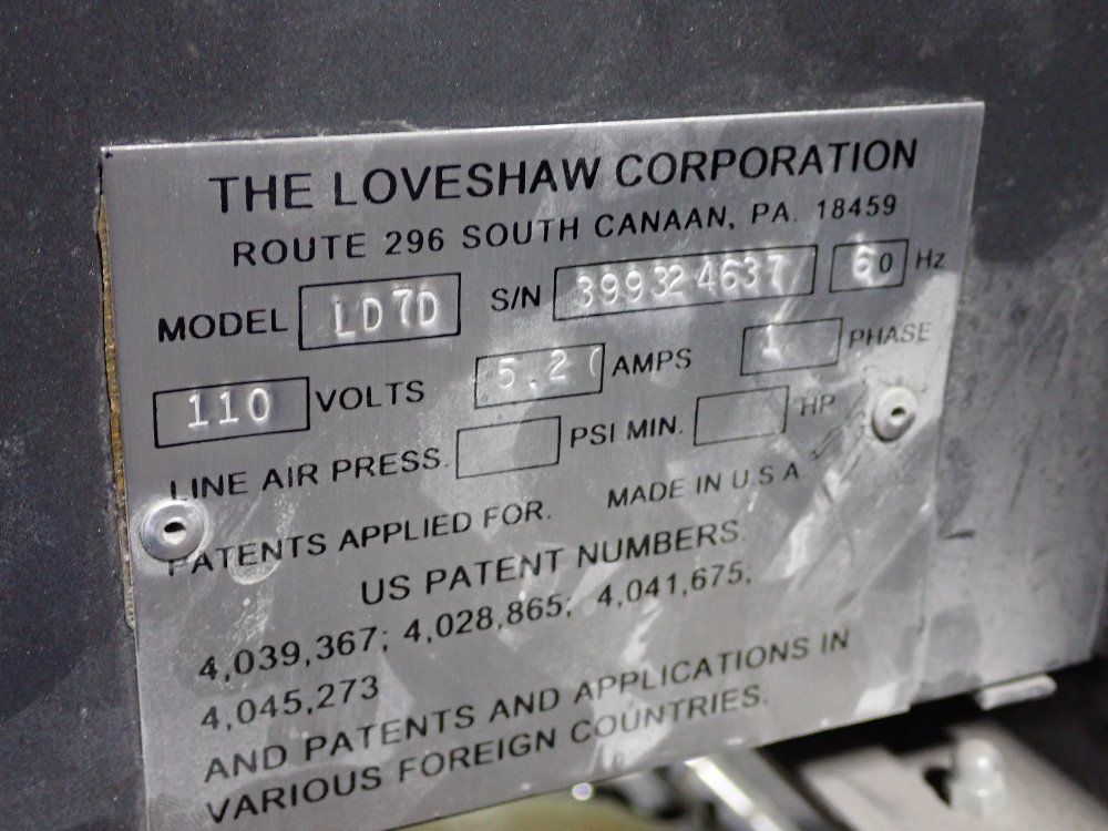 Little David 1/4 Hp Case Sealer/taper - Ld7d