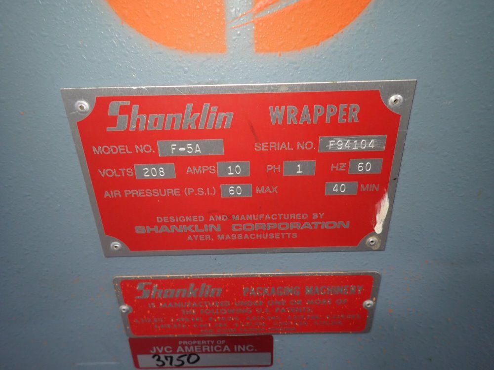 Shanklin 20"x7 1/2" Opening Shrink Wrapper - F-5a