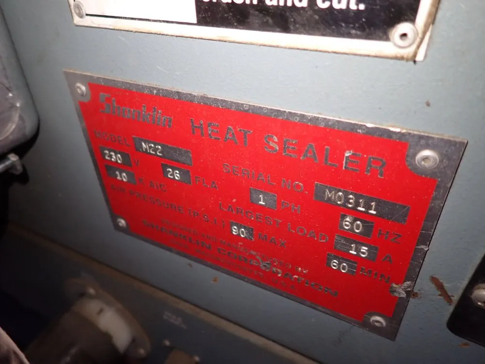 Shanklin 18"x45" Heat Sealer - M22