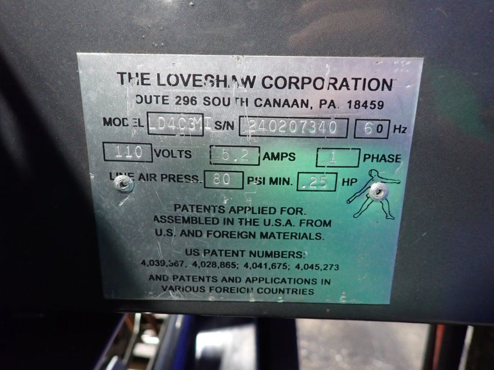 Loveshaw 6"x22" Case Sealer - Ld4c3mi