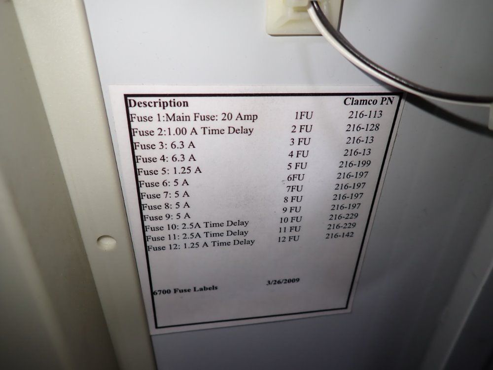 Clamco 17"x10" Opening Automatic Sealer - 6700 Glx