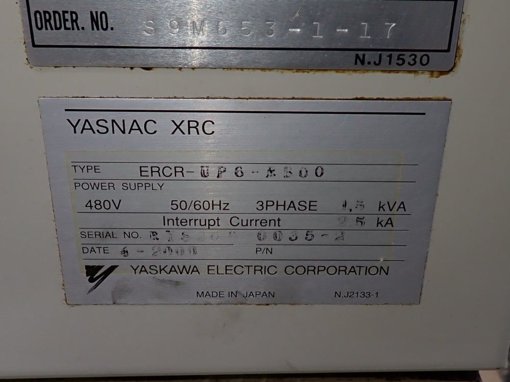 Yaskawa Robot Controller - Ercr-up6-rb00