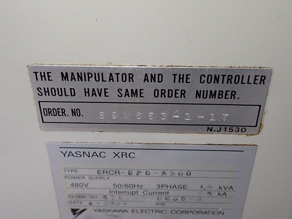 Yaskawa Robot Controller - Ercr-up6-rb00