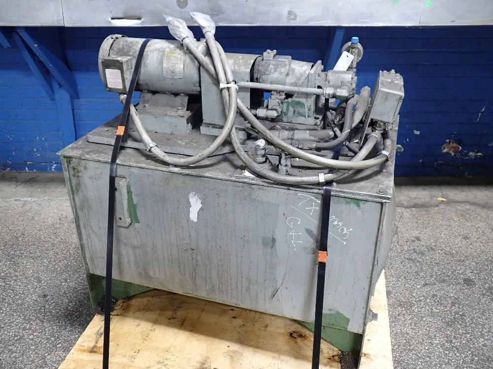 Vickers 3 Hp Hydraulic Tank And Piston Pump