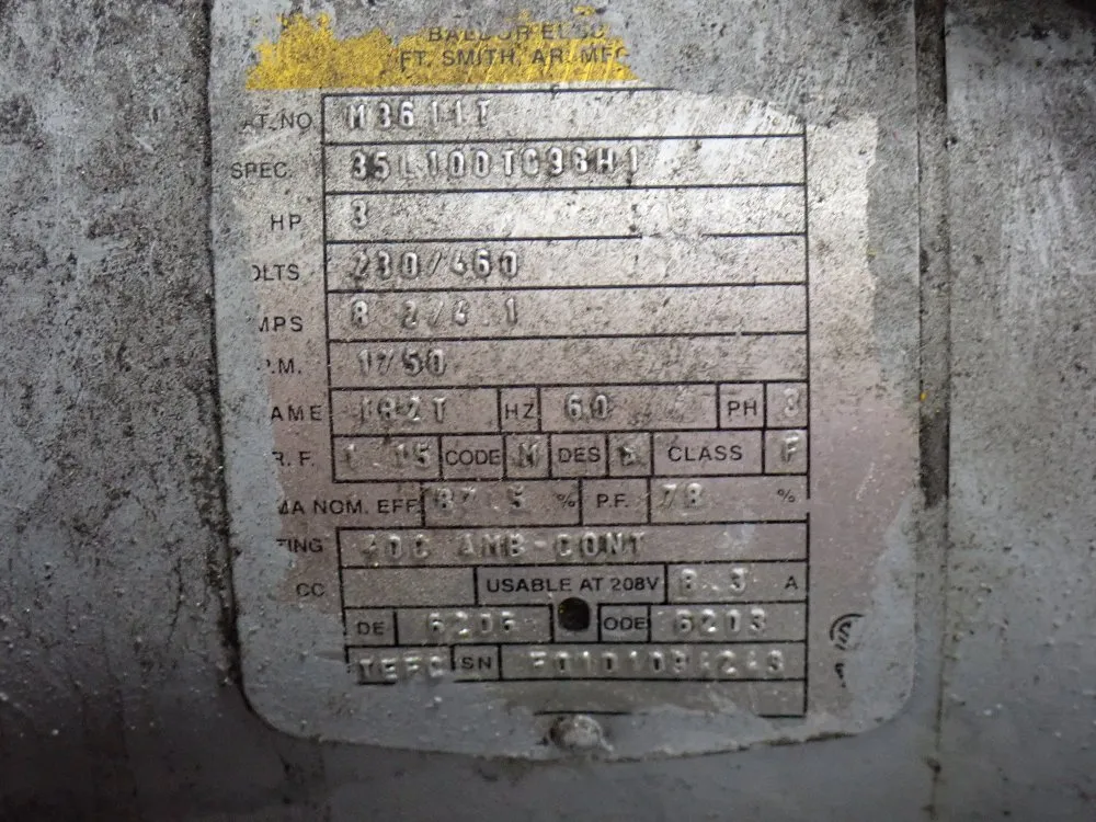 Vickers 3 Hp Hydraulic Tank And Piston Pump